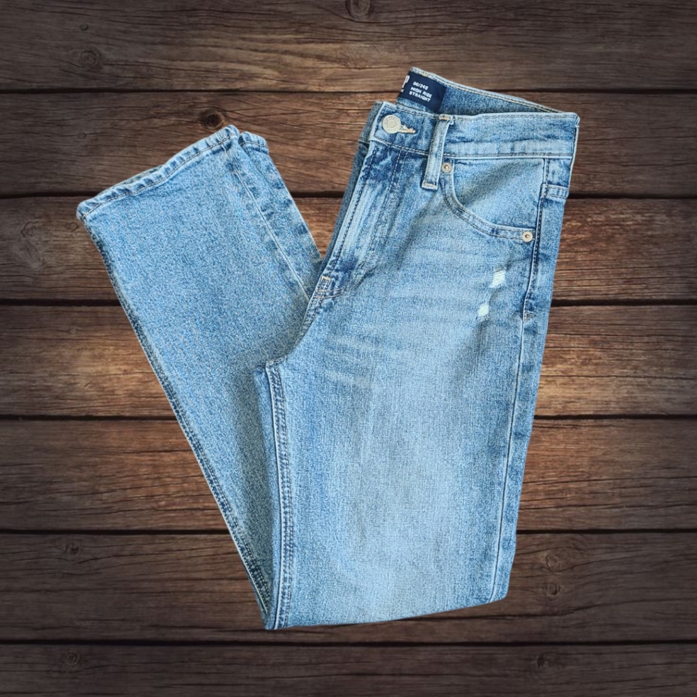GAP High Rise Straight Jeans Size 24